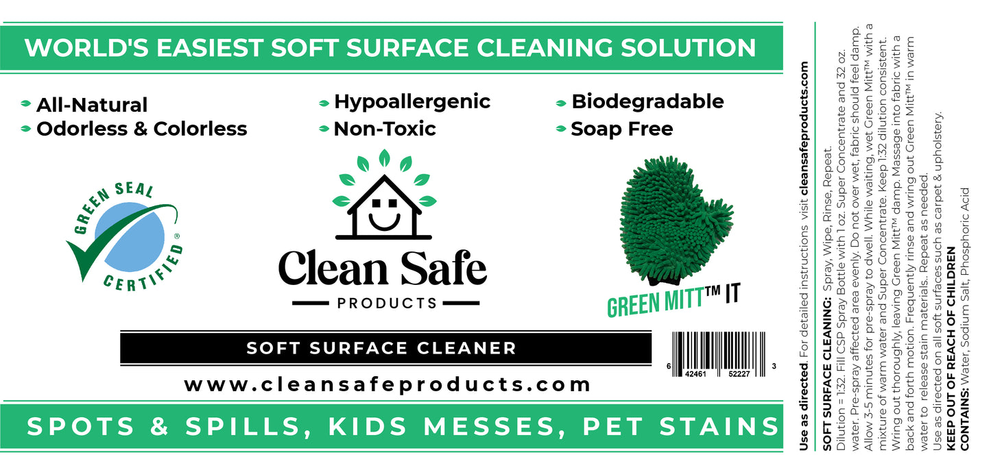 Soft Surface Cleaner Spray Bottle