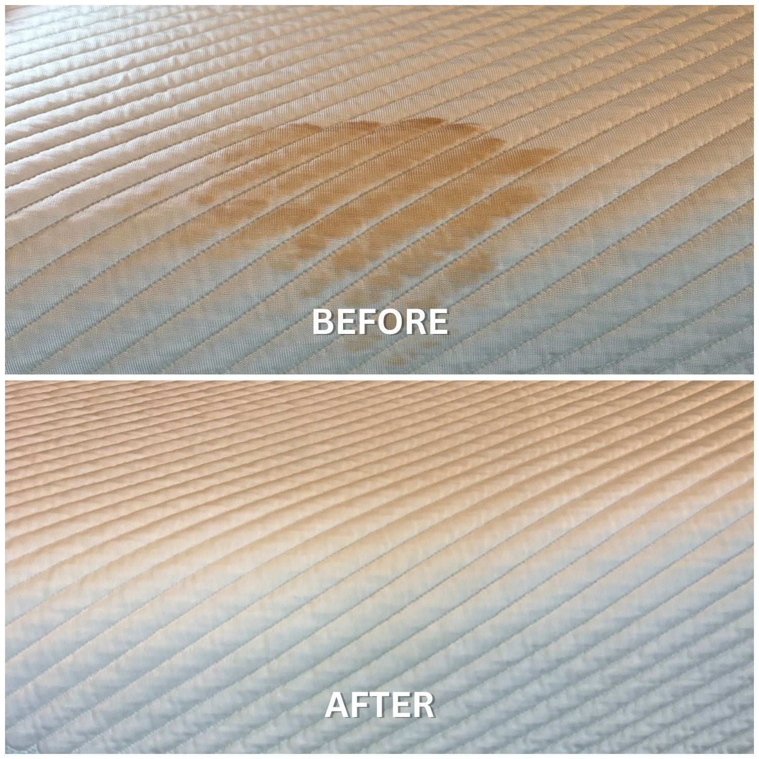 bedspread before after